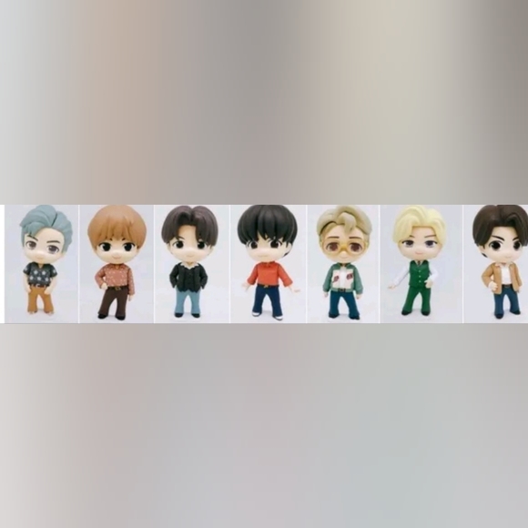 BTS TinyTAN Chibi Masters Complete Set of 7! - Picture 3 of 3